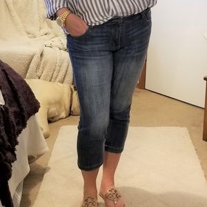 Kut from the Kloth crop denim sz 14 fits like 12